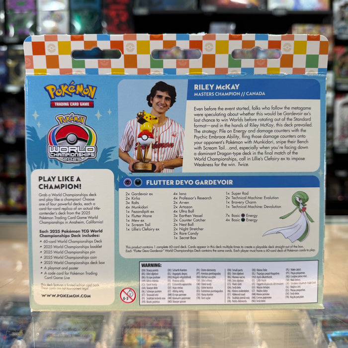 Pokémon TCG: 2025 World Championship Deck (Flutter Devo Gardevoir - Riley McKay)