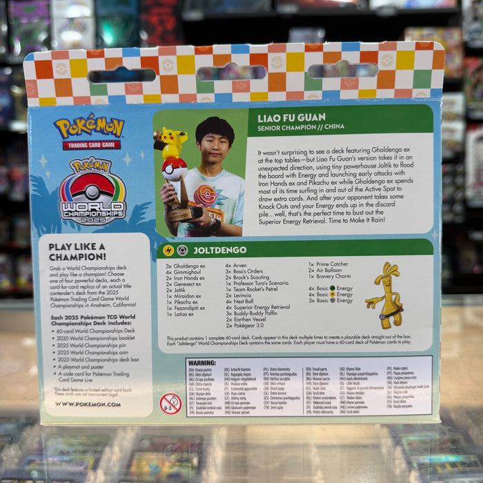 Pokémon TCG: 2025 World Championship Deck (Joltdengo - Liao Fu Guan)
