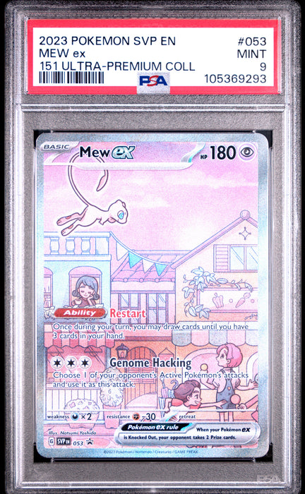 MEW ex 151 ULTRA-PREMIUM COLL 2023 POKEMON SVP EN-SV BLACK STAR PROMO PSA MINT 9