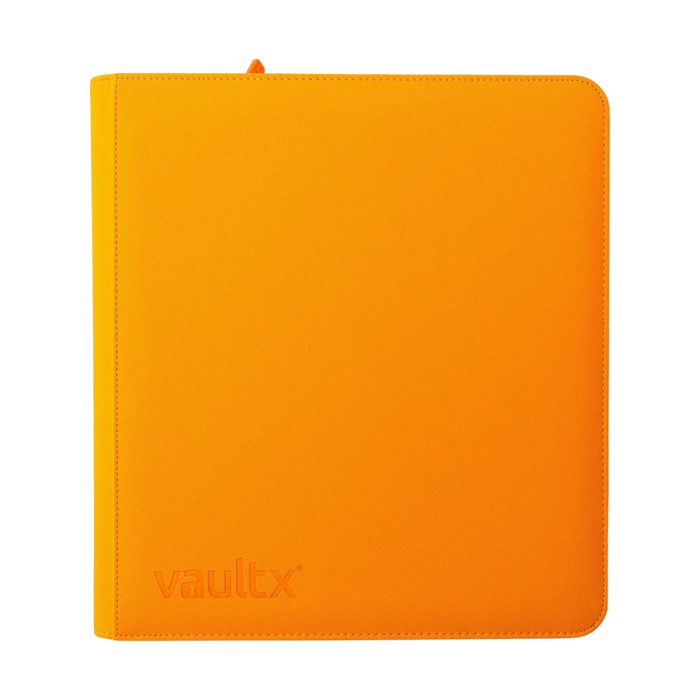 Vault X: 12-Pocket Zip Binder (Neon Orange)