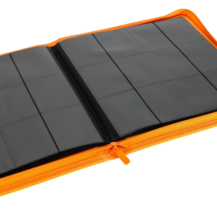 Vault X: 12-Pocket Zip Binder (Neon Orange)