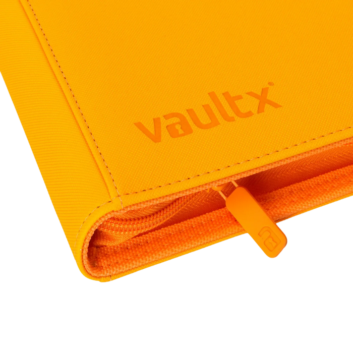 Vault X: 4-Pocket Zip Binder (Neon Orange)