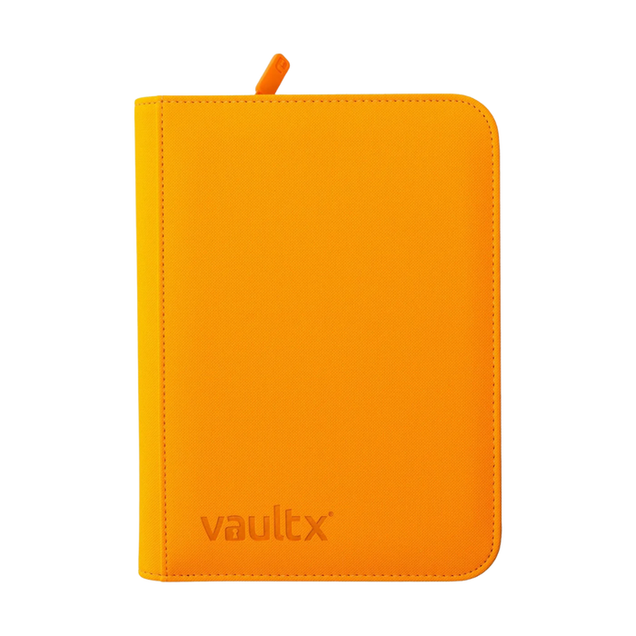 Vault X: 4-Pocket Zip Binder (Neon Orange)