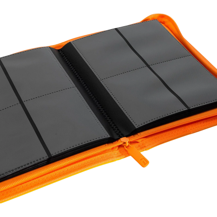 Vault X: 4-Pocket Zip Binder (Neon Orange)