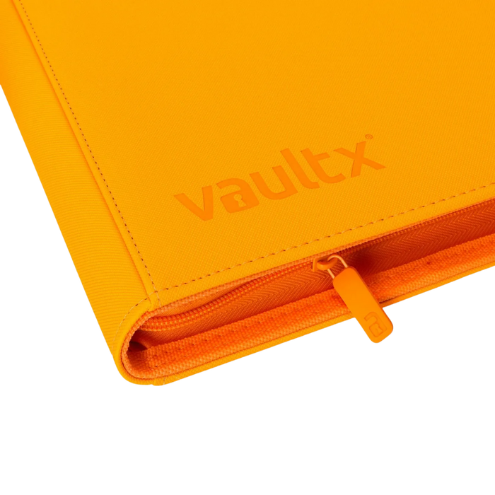 Vault X: 9-Pocket Zip Binder (Neon Orange)