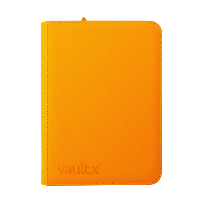 Vault X: 9-Pocket Zip Binder (Neon Orange)