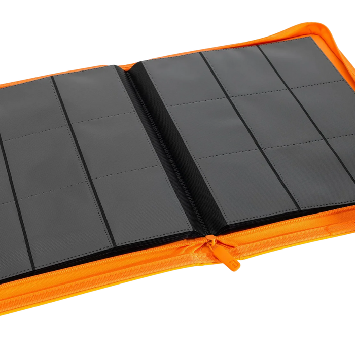 Vault X: 9-Pocket Zip Binder (Neon Orange)