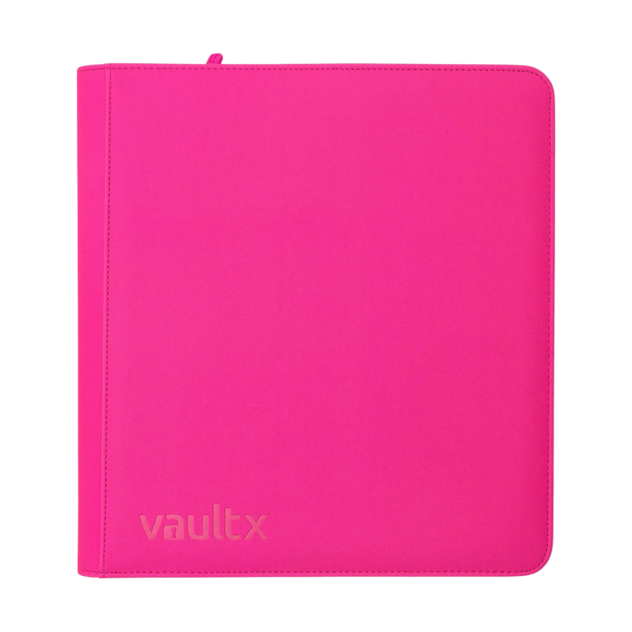 Vault X: 12-Pocket Zip Binder (Neon Pink)