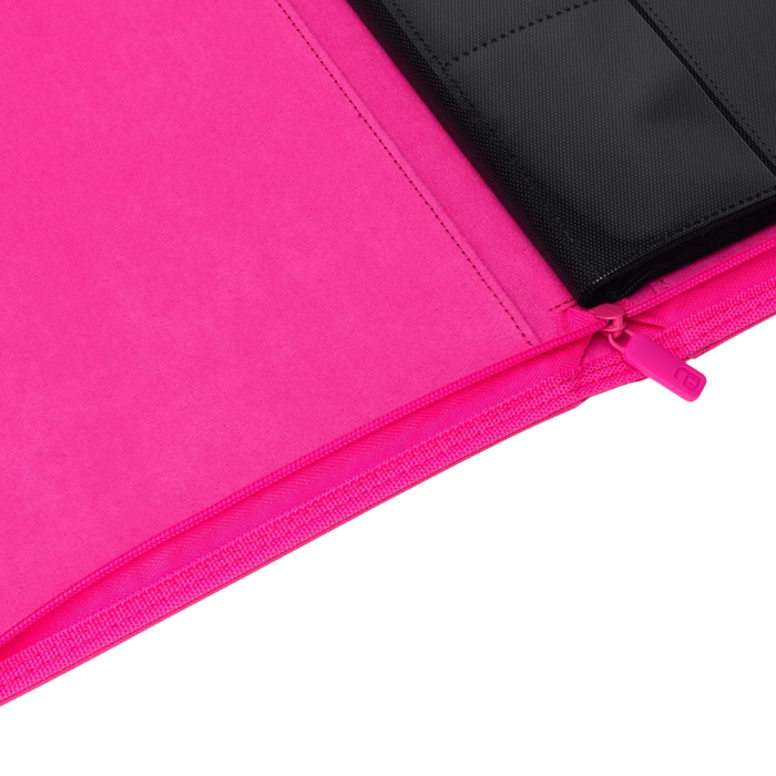 Vault X: 12-Pocket Zip Binder (Neon Pink)