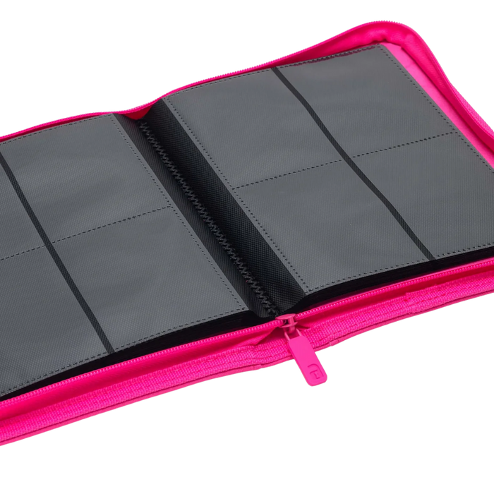 Vault X: 4-Pocket Zip Binder (Neon Pink)