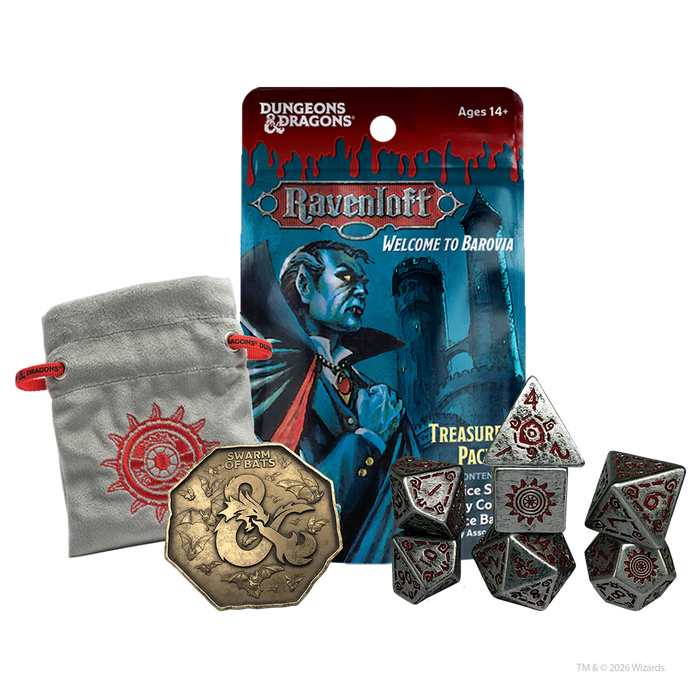 Dungeons & Dragons: Castle Ravenloft - Treasure Pack Dice Set