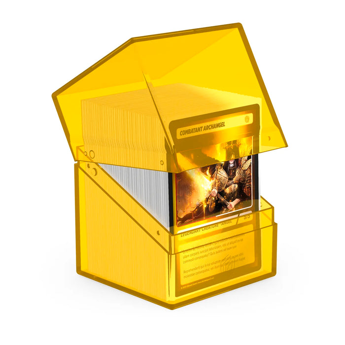 Ultimate Guard - Boulder Deck Case 100+ (Clear Amber)