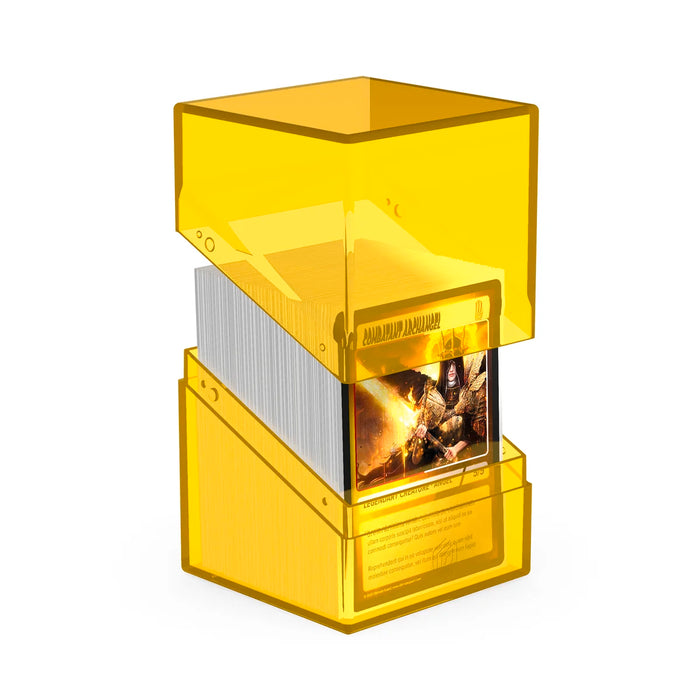 Ultimate Guard - Boulder Deck Case 100+ (Clear Amber)