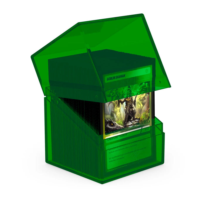 Ultimate Guard - Boulder Deck Case 100+ (Clear Emerald)