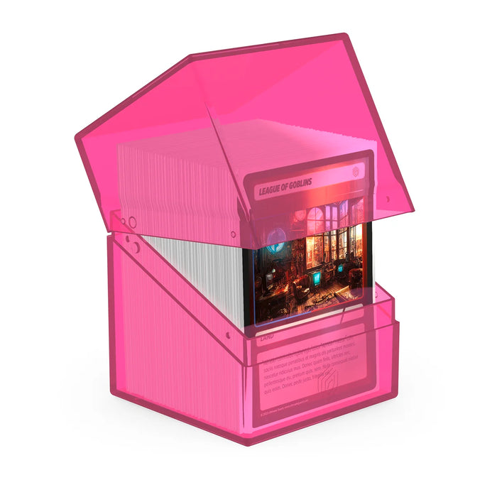 Ultimate Guard - Boulder Deck Case 100+ (Clear Rhodonite)