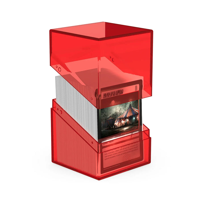 Ultimate Guard - Boulder Deck Case 100+ (Clear Ruby)