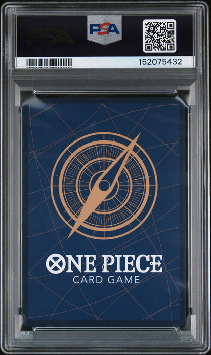 MONKEY D. LUFFY WANTED ALTERNATE ART 2023 ONE PIECE OP03-PILLARS OF STRENGTH PSA MINT 9