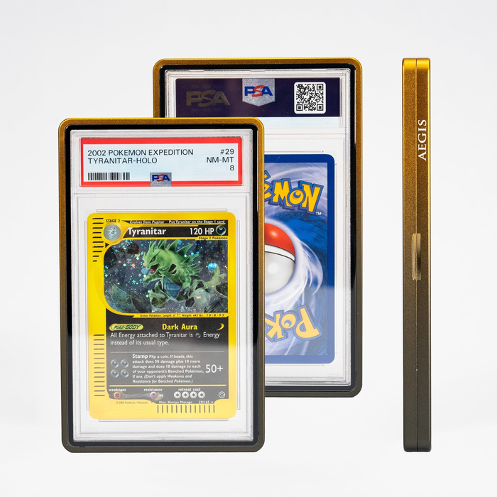 Aegis: Slab Shield - Aluminum Graded Card Holder PSA (Gradient Black-Gold)