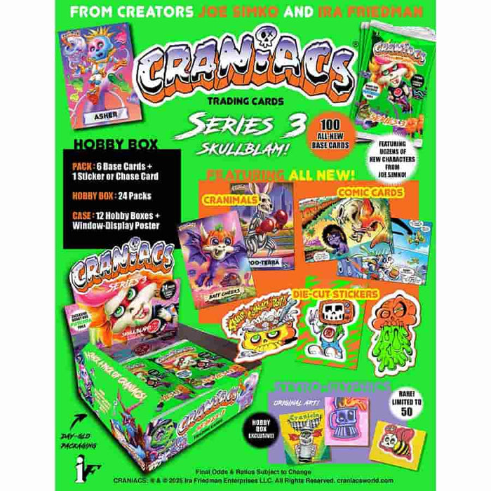 Craniacs Series 3 Hobby Box