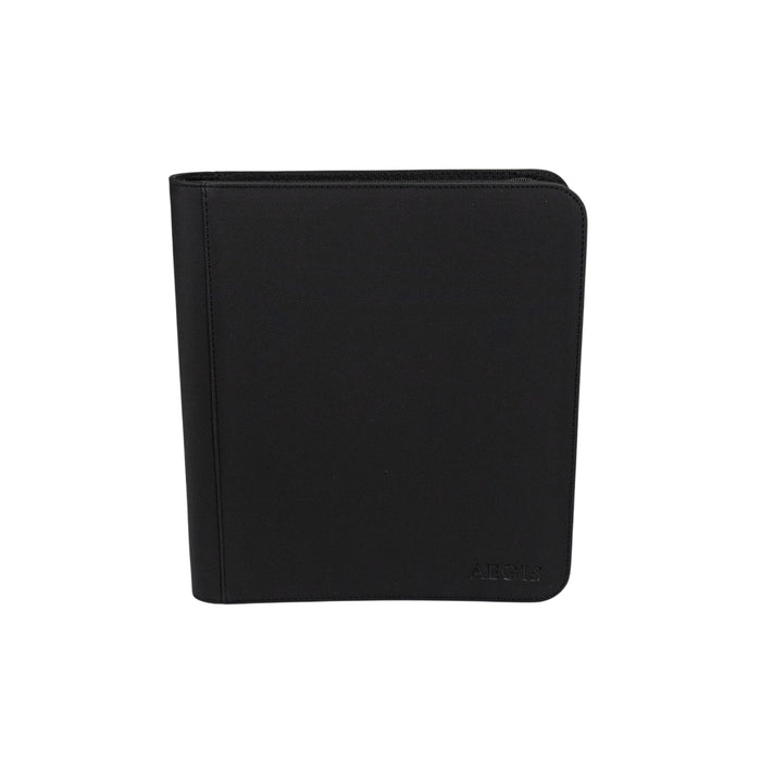 Aegis: 4-Pocket Diamond-Zip Toploader Binder (Black)