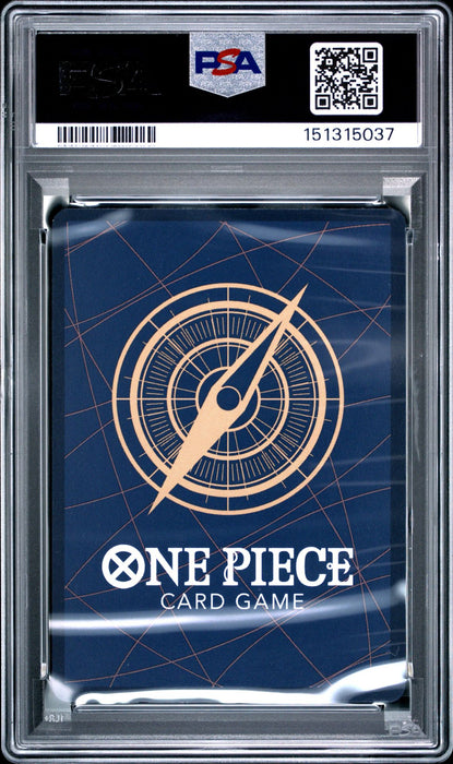 ACE & SABO & LUFFY ALTERNATE ART 2025 ONE PIECE OP13-CARRYING ON HIS WILL PSA GEM MT 10