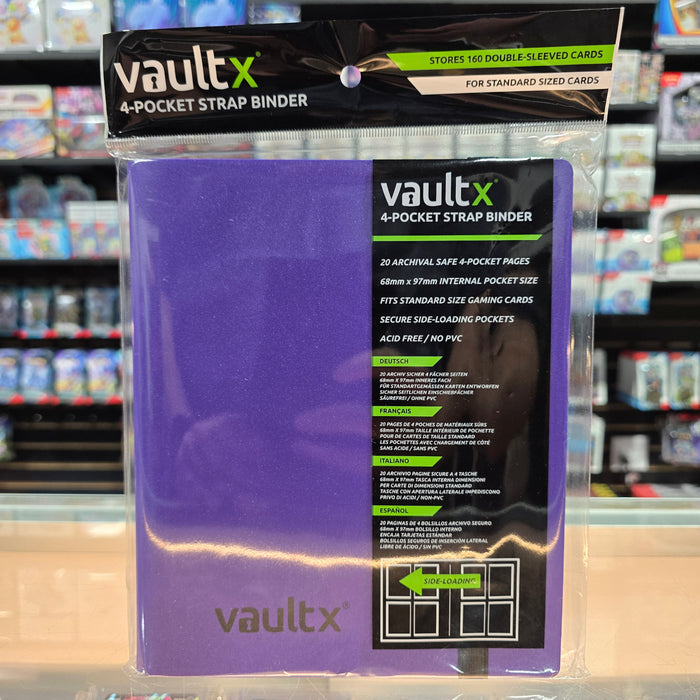 Vault X: 4-Pocket Binder (Purple)