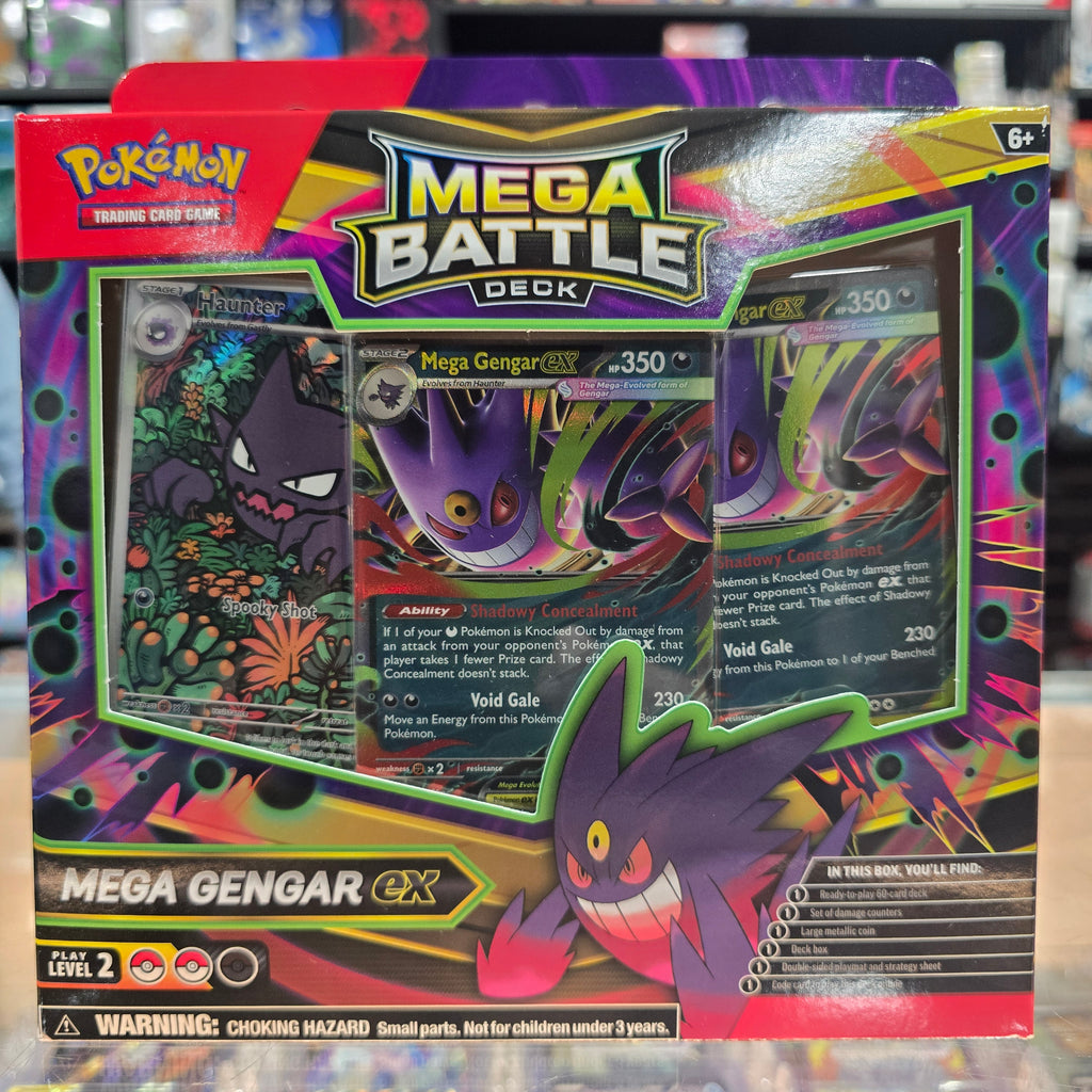 Pokmon TCG: Mega Battle Deck (Mega Gengar ex) (Limit 1) Smoke and Mirrors Hobby Pokmon TCG: Mega Battle Deck (Mega Gengar ex) (Limit 1) Smoke and Mirrors Hobby