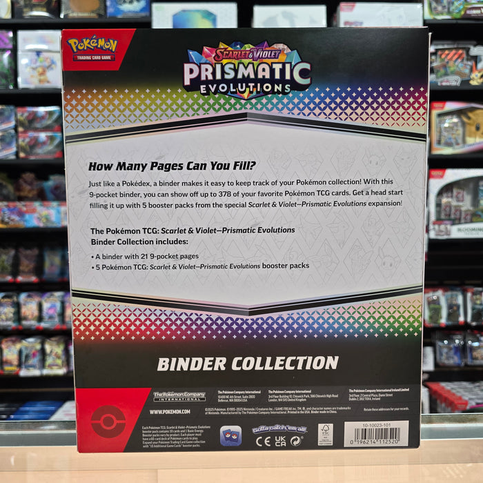 Pokémon TCG: Scarlet & Violet: Prismatic Evolutions - Binder Collection (Limit 1)