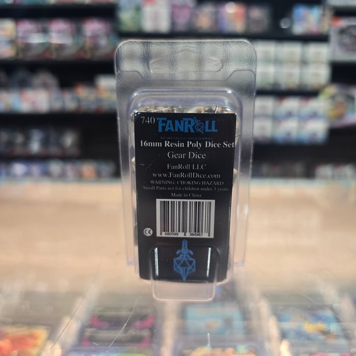 Resin Poly Dice Set - 7PC (Gears)