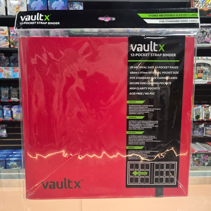 Vault X: 12-Pocket Binder (Red)