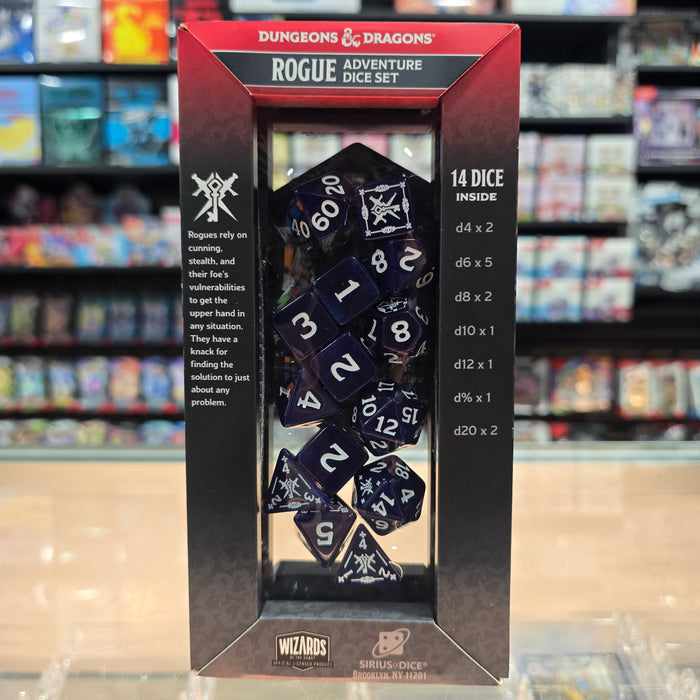 Dungeons & Dragons: Adventure Dice Set 14PC (Rogue)