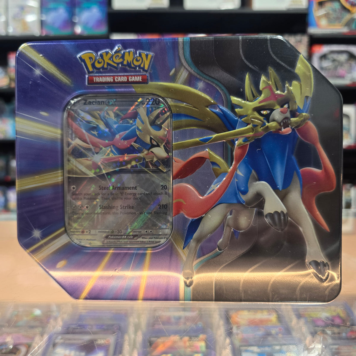 pokmon trading card game slashing legends tin zacian packs TCG: : Toys & Games Pokmon Opening - Slashing Legends