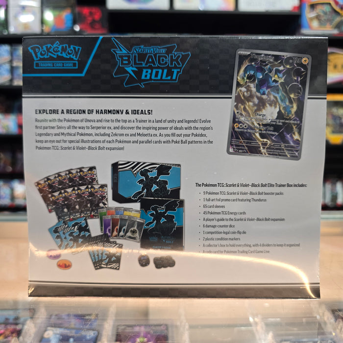 Pokémon TCG: Scarlet & Violet: Black Bolt - Elite Trainer Box (Limit 1)