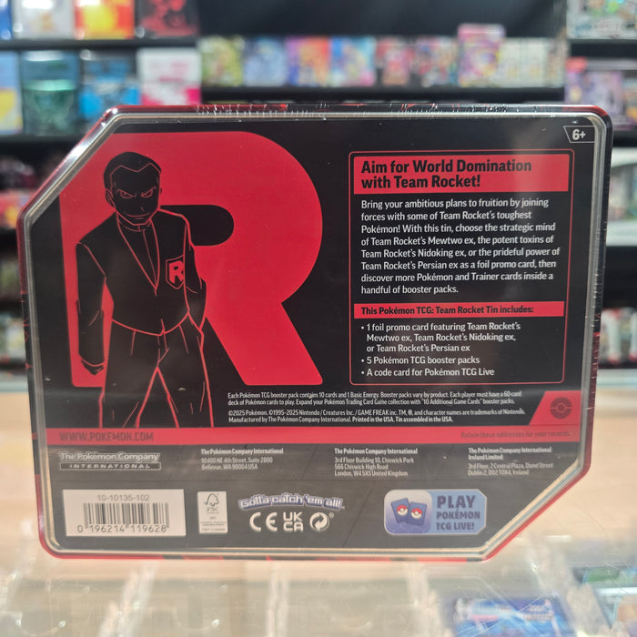 Pokémon TCG: Team Rocket Tin (Team Rocket's Persian ex) (Limit 1)
