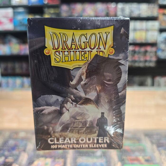 Dragon Shield Deck Protector - Matte Clear (Outer Sleeves) 100 CT
