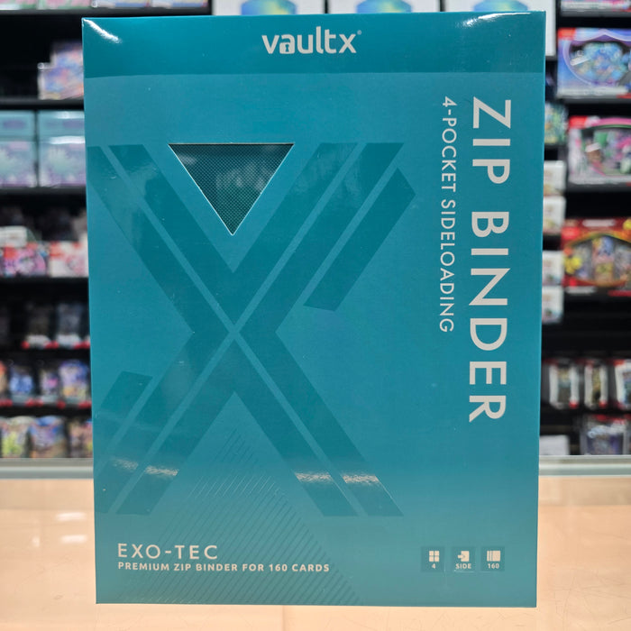 Vault X: 4-Pocket Zip Binder (Ocean Blue)