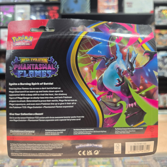 Pokémon TCG: Mega Evolution: Phantasmal Flames - 3 Pack Blister (Weavile) (Limit 1)