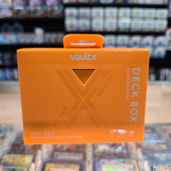 Vault X: Sideloading Deck Box 100+ CT (Neon Orange)