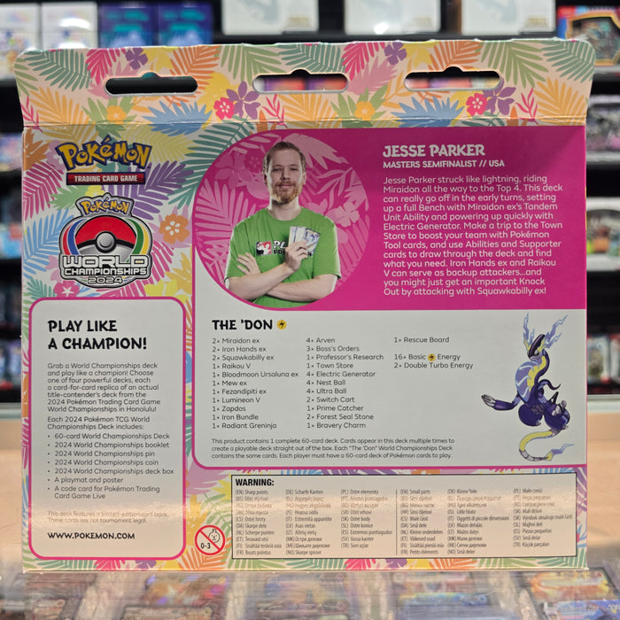 Pokémon TCG: 2024 World Championship Deck (The Don' - Jesse Parker)