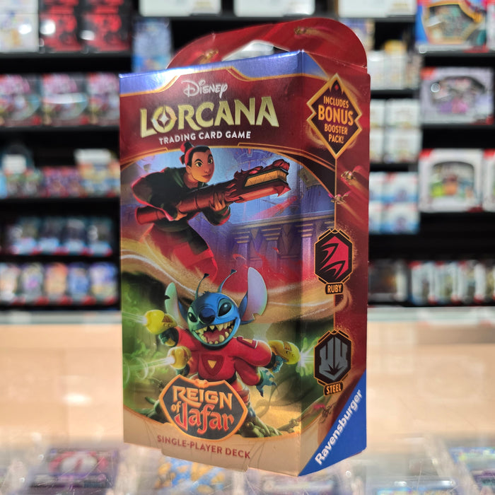 Disney Lorcana: Reign of Jafar - Starter Deck (Ruby & Steel)