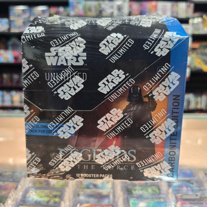 Star Wars: Unlimited - Legends of the Force Carbonite Edition Booster Display