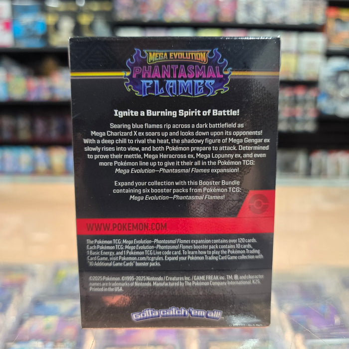 Pokémon TCG: Mega Evolution: Phantasmal Flames - Booster Bundle (Limit 1)