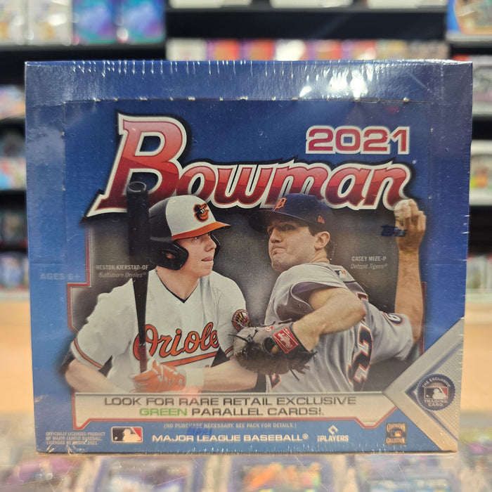 2021 Bowman Baseball Retail Display Box