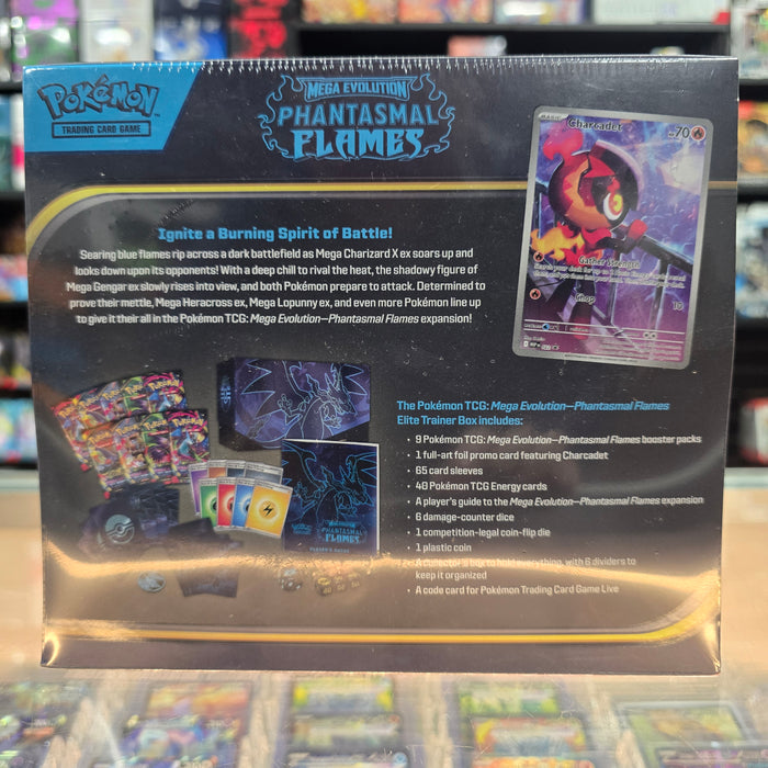 Pokémon TCG: Mega Evolution: Phantasmal Flames - Elite Trainer Box (Limit 1)