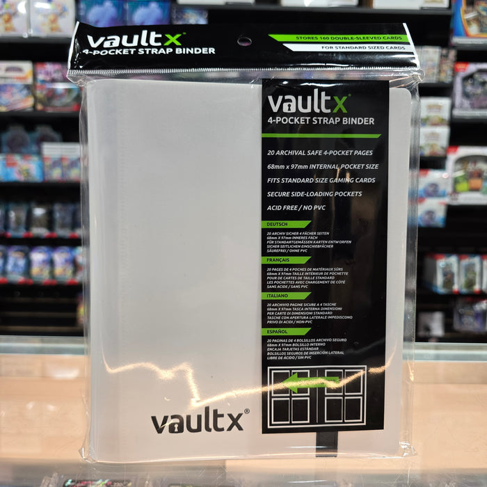 Vault X: 4-Pocket Binder (White)