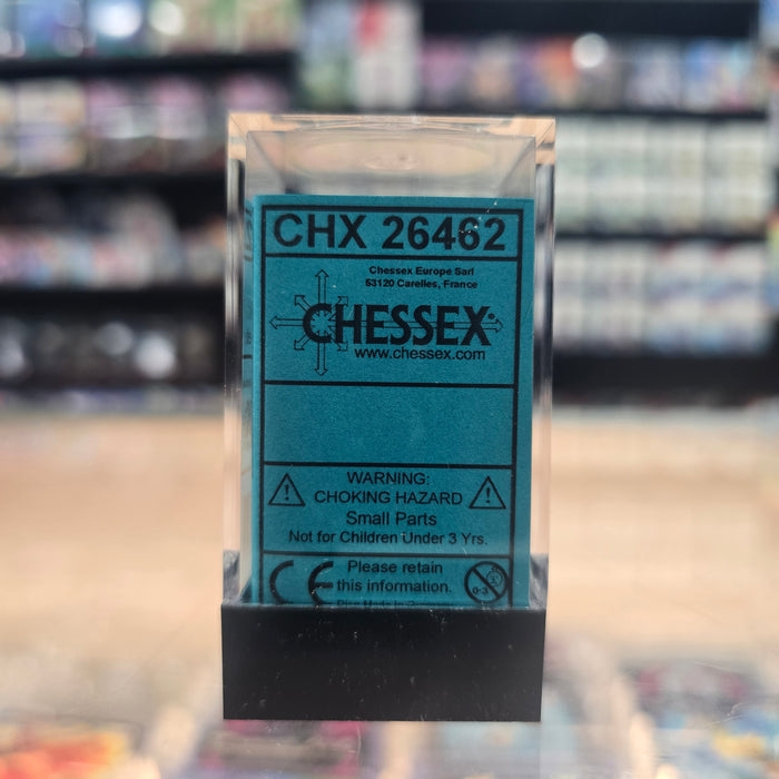 Chessex: Poly Dice Set - Gemini 7PC (Red-Teal & Gold)