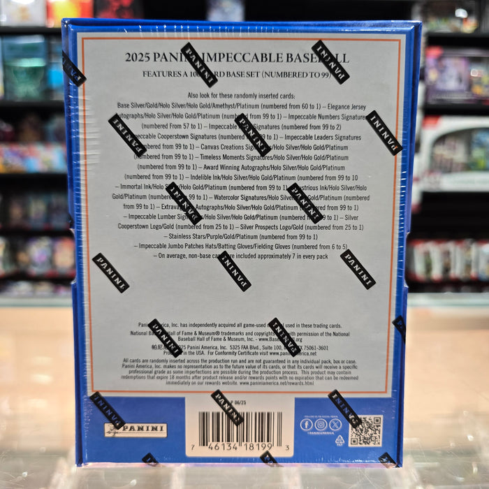 2025 Impeccable Baseball Hobby Box