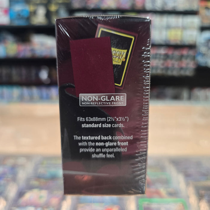 Dragon Shield Deck Protector - Blood Red (Non-Glare) 100 CT