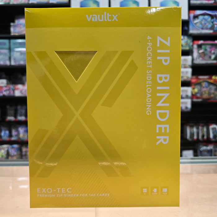 Vault X: 4-Pocket Zip Binder (Sunrise Yellow)