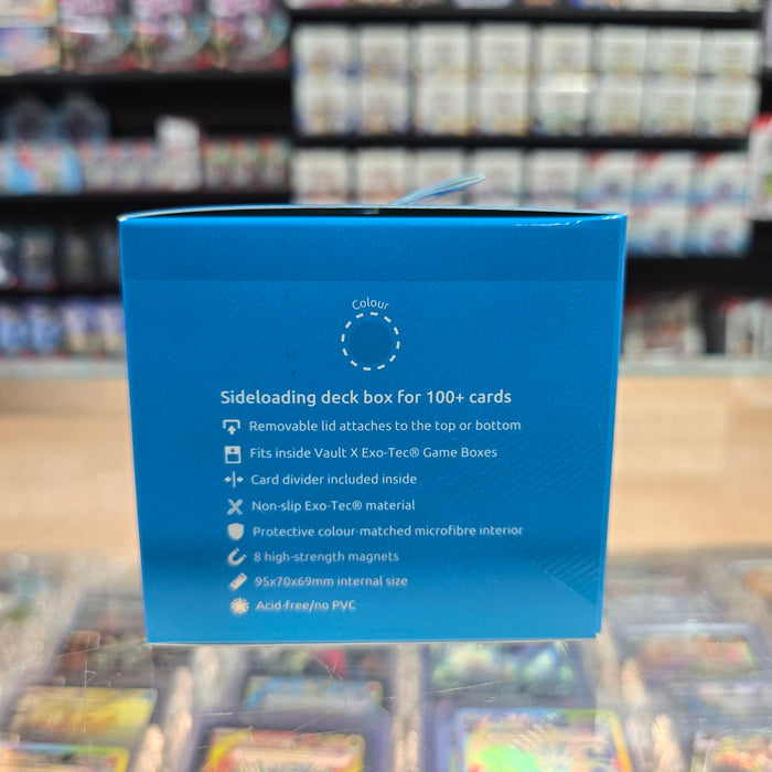 Vault X: Sideloading Deck Box 100+ CT (Neon Blue)
